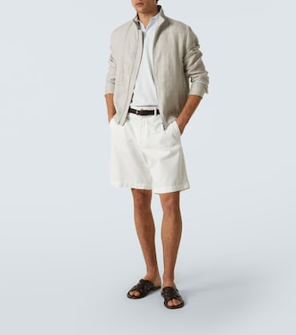 Pantoletten aus Leder | Brunello Cucinelli