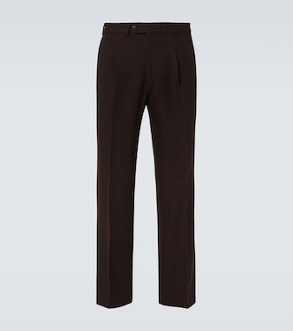 Amo wool twill wide-leg pants | Saman Amel