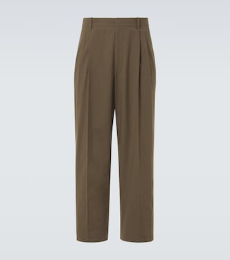 Silas cotton poplin straight pants | The Row