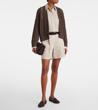 Bermuda in lino | Brunello Cucinelli