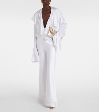 Ruffled bodysuit | Norma Kamali