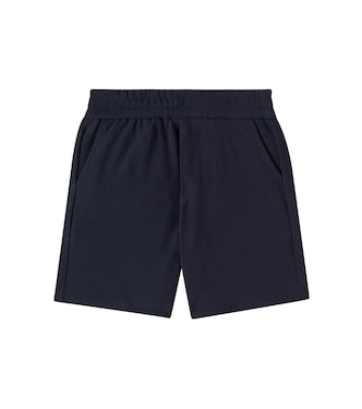 Logo cotton Bermuda shorts | Moncler Enfant
