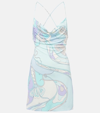 Orchidee jersey slip dress | Pucci