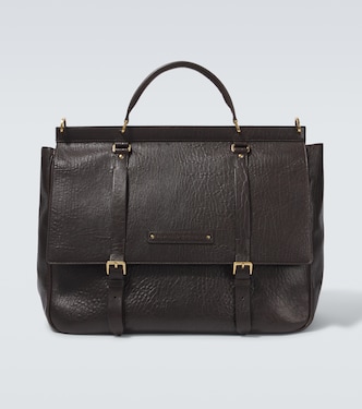Leather travel bag | Brunello Cucinelli