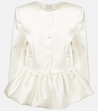 Chaqueta Meringue de satén con volantes | The New Arrivals Ilkyaz Ozel