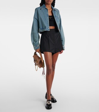 Chaqueta cropped de denim | Prada
