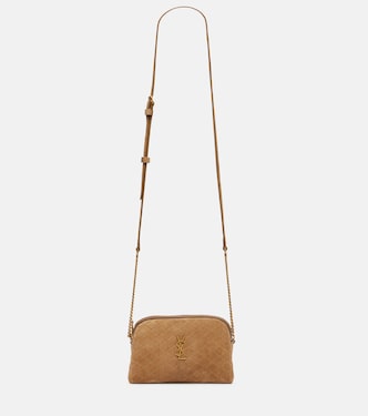 Gaby quilted suede crossbody bag | Saint Laurent