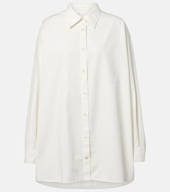 Luka cotton and cashmere shirt | The Row