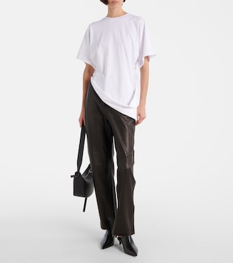 Keras asymmetric cotton-blend T-shirt | Sportmax