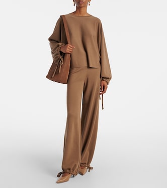 Weite Hose aus Wolle | Max Mara