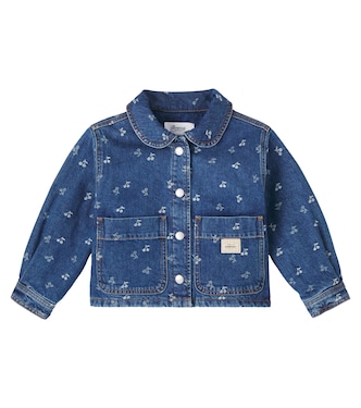 Chaqueta de denim bordada | Bonpoint