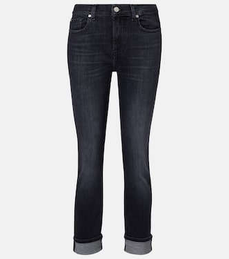 Mid-rise cropped skinny jeans | 7 For All Mankind