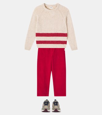 Idaho wool-blend tweed sweater | Cozmo