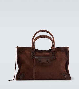 Le City Large suede tote bag | Balenciaga