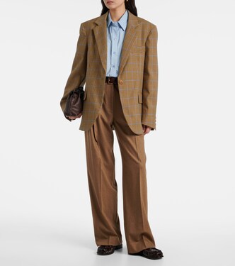 Lyra houndstooth oversized blazer | The Frankie Shop