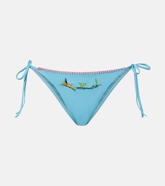 Sisley embroidered bikini bottoms | Staud