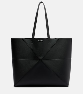 Puzzle Fold Large leather tote bag | Loewe