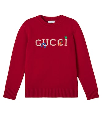 Logo wool sweater | Gucci Kids