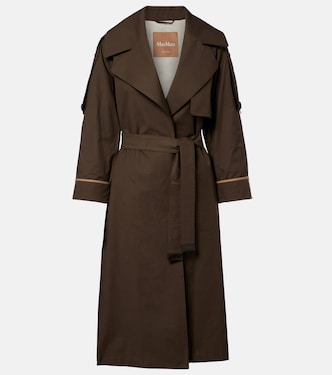The Cube cotton-blend twill trench coat | Max Mara