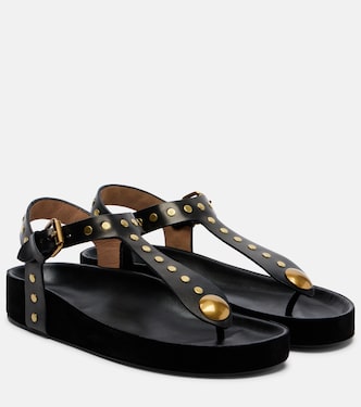 Enore studded leather thong sandals | Isabel Marant