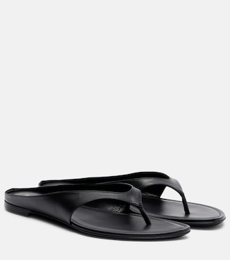 Sun-kissed leather thong sandals | Herbert Levine