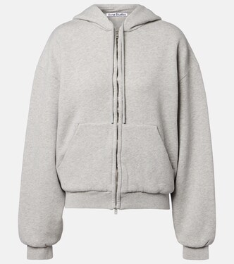 Kapuzenjacke Faye aus Baumwoll-Fleece | Acne Studios