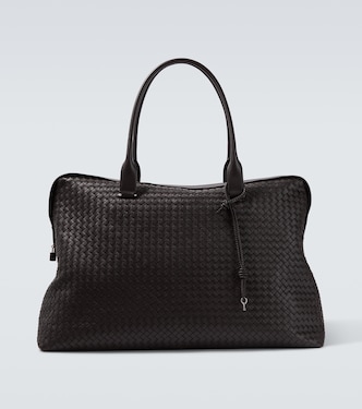 Vaporetto Large leather duffel bag | Bottega Veneta