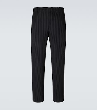 Basics pleated straight pants | Homme Plissé Issey Miyake