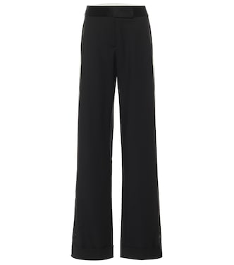 Wide-leg stretch wool pants | Monse
