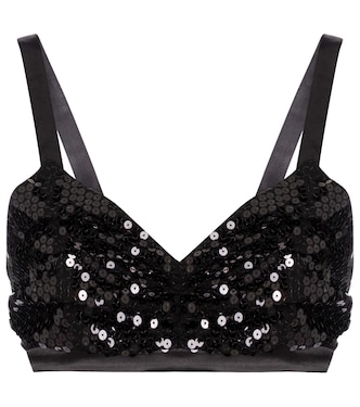 Bralette mit Pailletten | Junya Watanabe