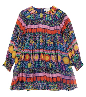 Printed silk georgette dress | Stella McCartney Kids