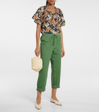 Mid-Rise-Cargohose Misty aus Baumwolle | Velvet