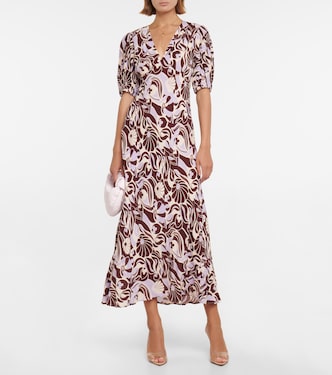 Poppy shell-print maxi dress | Rixo