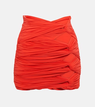 Kort jersey miniskirt | Alex Perry