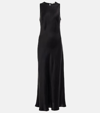 Maxikleid Valencia aus Seiden-Twill | Asceno