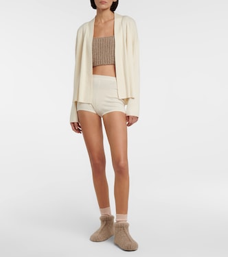 Shorts en jersey de cachemir y seda | Loro Piana