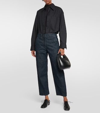 Stringate Souris in pelle | Lemaire