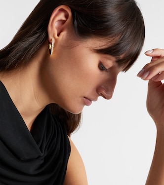 Ohrringe Lulu Medium aus 18kt Gelbgold mit Diamanten | Melissa Kaye