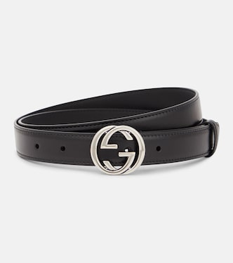 Cintura Interlocking G in pelle | Gucci