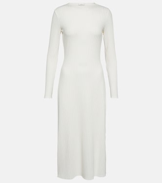 Robe midi en coton mélangé | Vince