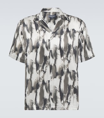 Camicia bowling Roberto in seta con stampa | Frescobol Carioca