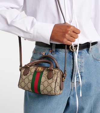 Borsa a tracolla Ophidia Mini in canvas GG | Gucci