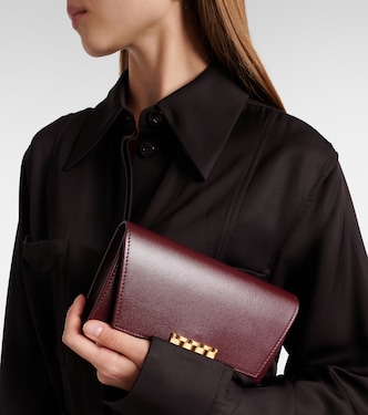 Leather wallet on chain | Victoria Beckham