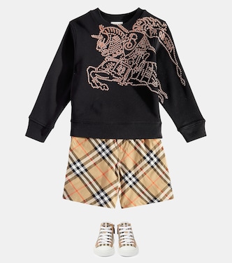 Felpa EKD in jersey di cotone | Burberry Kids