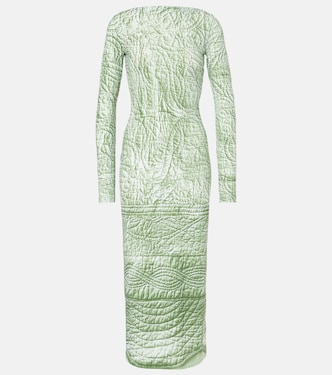 Abito midi in jersey con stampa | MM6 Maison Margiela