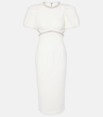 Bridal - Abito midi Alicia con perle bijoux | Rebecca Vallance