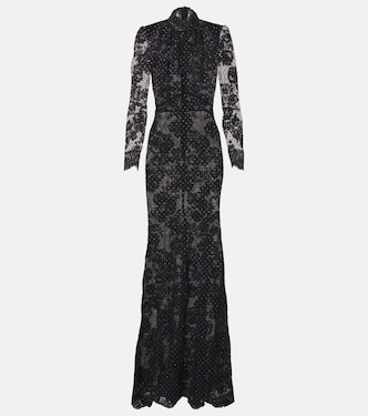 Embellished lace gown | Self-Portrait