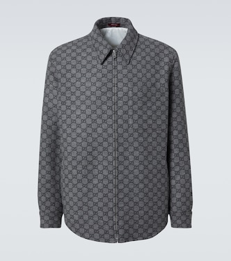 Hemdjacke GG aus Flanell | Gucci