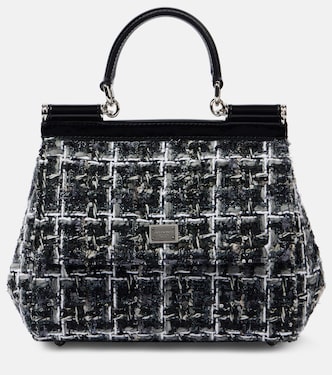 Borsa Sicily Medium in bouclé | Dolce&Gabbana