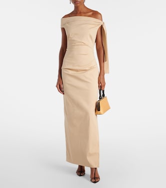 Abito lungo Dahlia in misto cotone | SIR